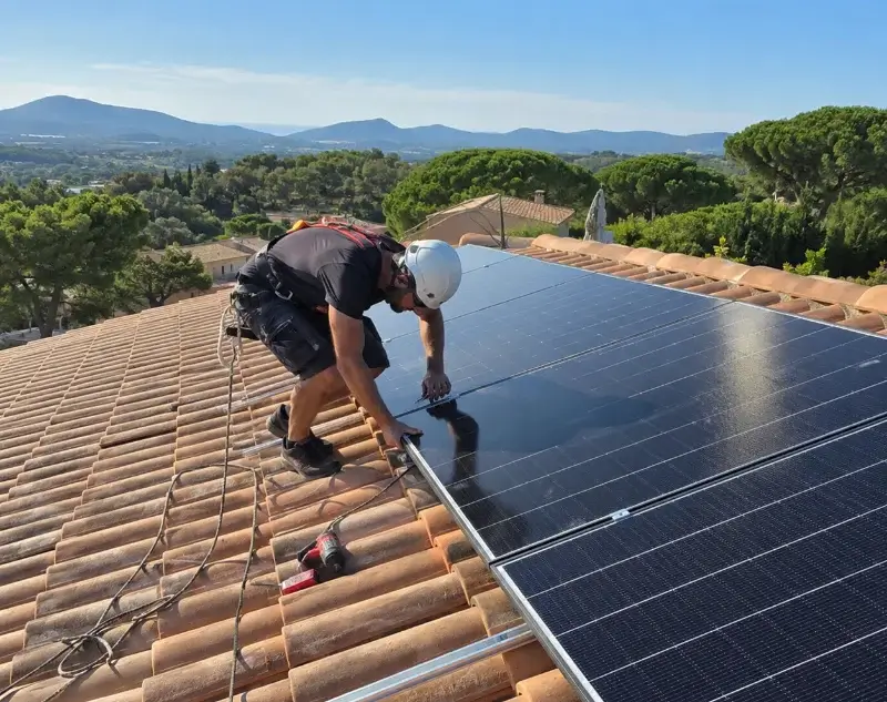 Installateur panneaux solaires Clansayes — pose photovoltaïque sur toiture