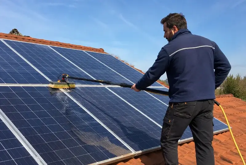 Nettoyage et entretien de panneaux solaires à Clansayes