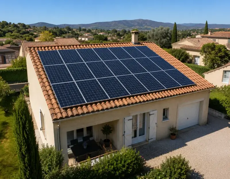 Prime à l'autoconsommation panneaux solaires Clansayes — aide financière de l'État